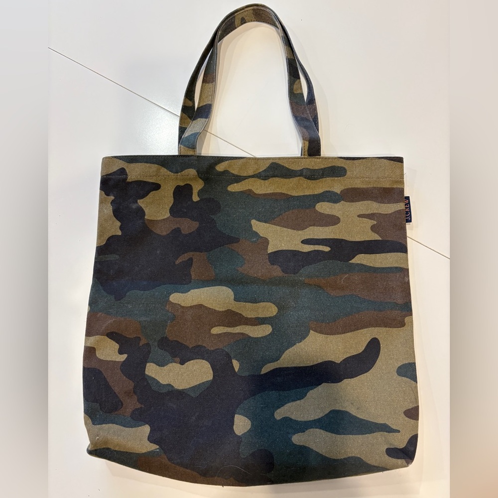 NWT JCrew Reusable Tote in Camo